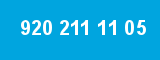 920 211 11 05